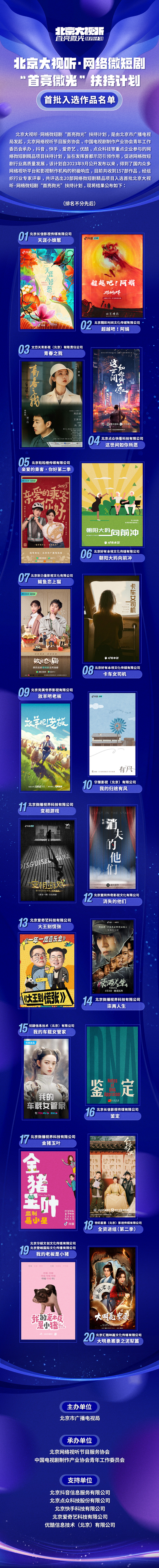 北京大視聽·網絡微短劇“首亮微光”作品發布活動在京舉行