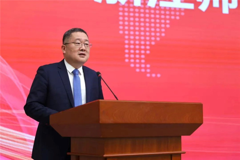 浙江師范大學黨委書記鄭孟狀致辭。主辦方供圖