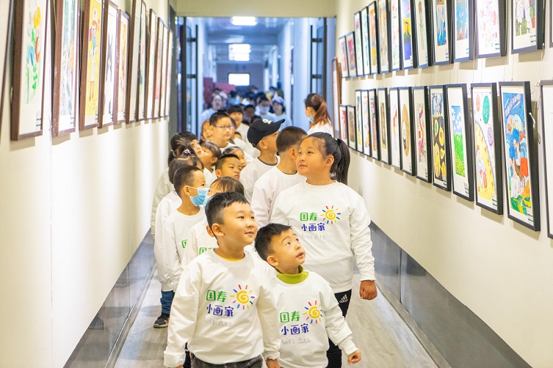 國壽小畫家創意作品征集活動啟幕。單位供圖