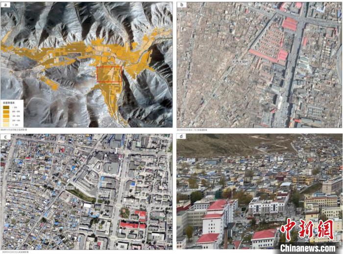 災后重建區群眾住房條件得到根本性改善監測結果。中科院空天院 供圖