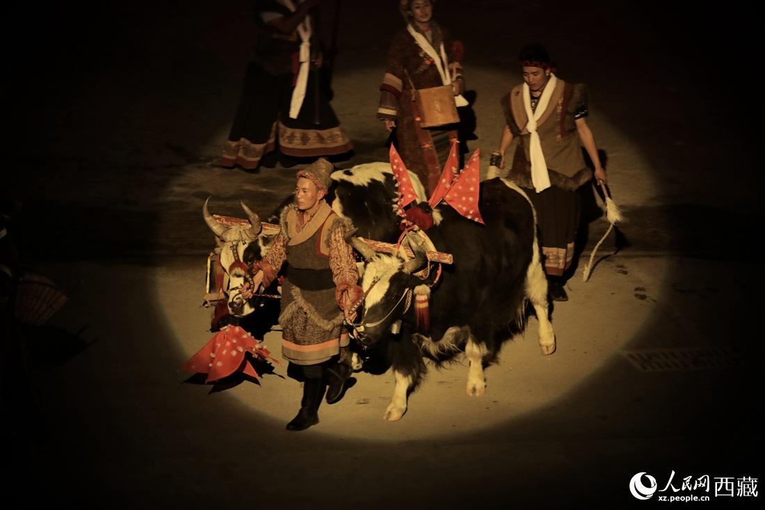 試演現場。人民網次仁羅布攝