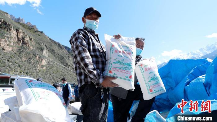 圖為合作社加工完成的優質糌粑。　嘉黎縣融媒體中心供圖